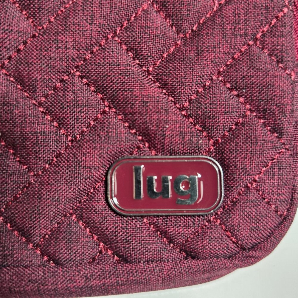 Lug Carousel RFID Small Crossbody Bag Quilted Lightweight Heart Red Adjustable S - Picture 2 of 7